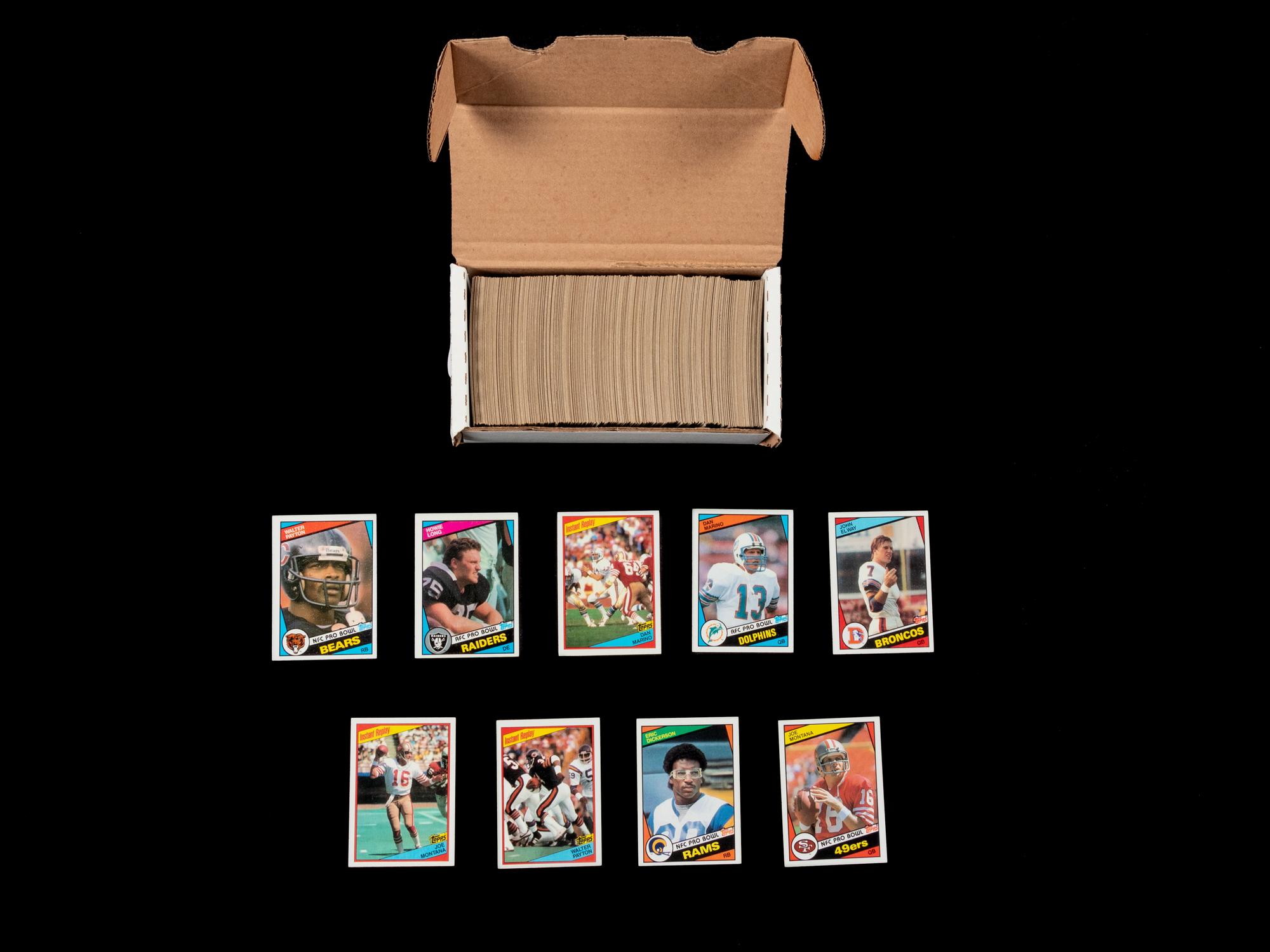 A Complete Set of 1984 Topps Football Cards (396/396)