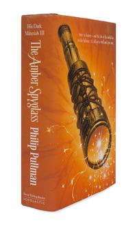 PULLMAN, Philip. [His Dark Materials trilogy:] Northern Lights . — The Subtle Knife . — The Amber Spyglass . London: Scholastic, 1995-1997-2000.