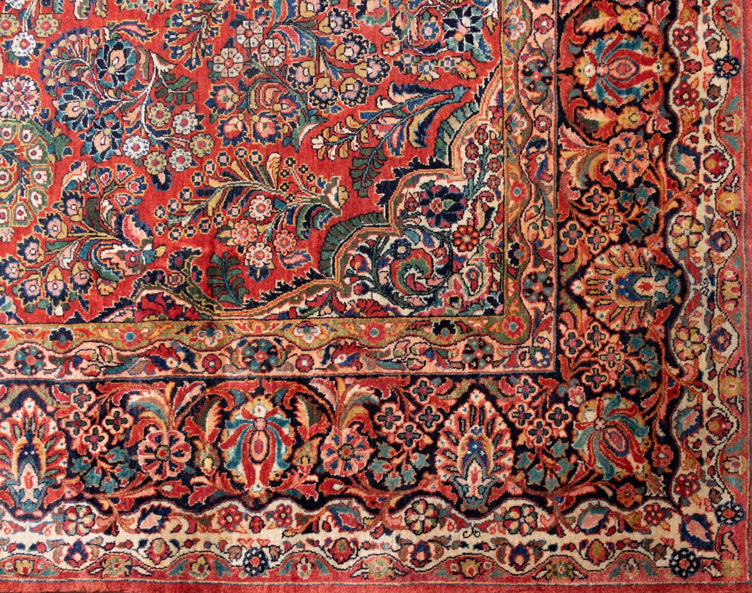 A Kirman Wool Rug