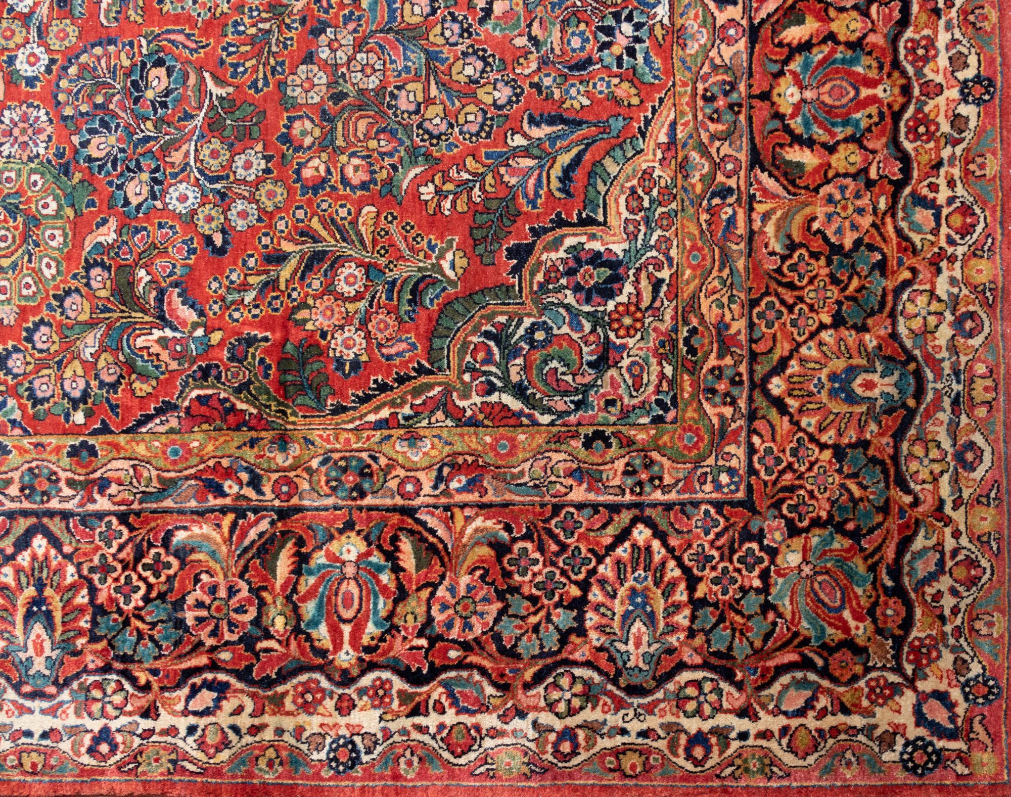 A Kirman Wool Rug