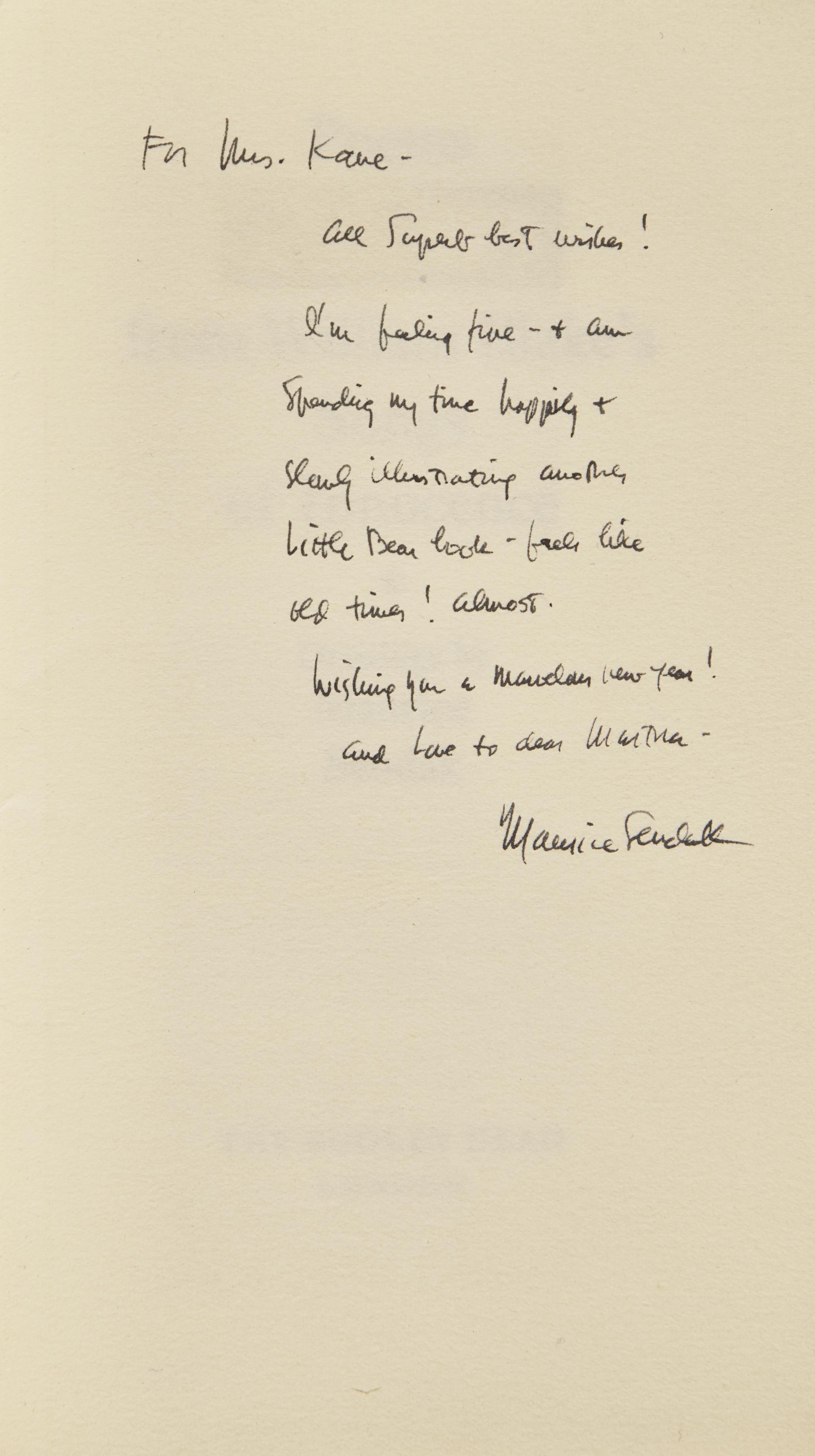 [Sendak, Maurice] Poems from William Blake's Songs of Innocence