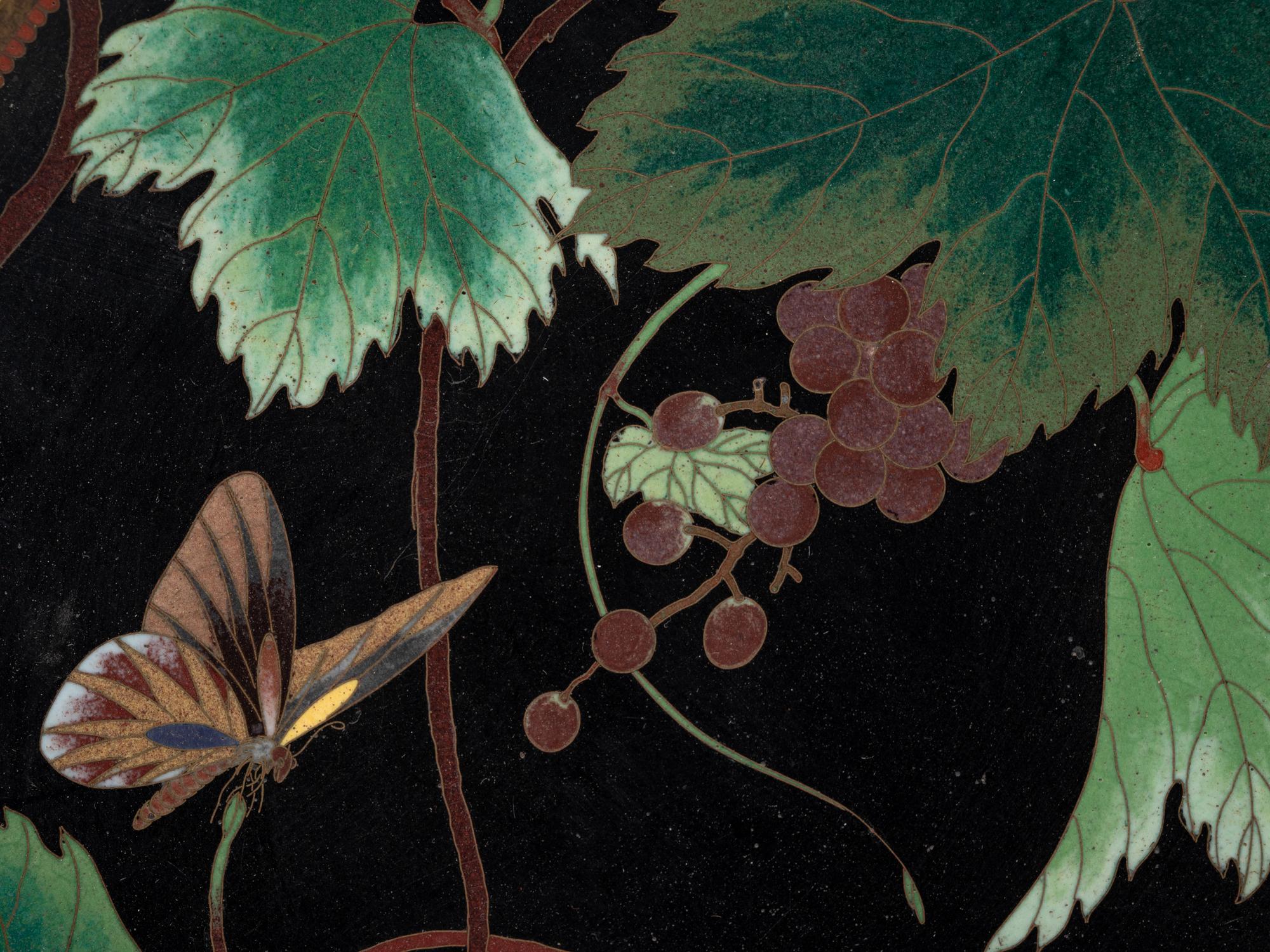 13 Japanese Cloisonné Plates