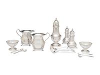 A Group of American Silver Table Articles