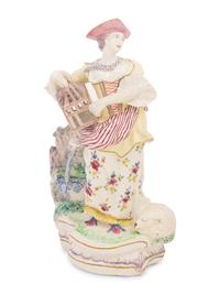 Two English Porcelain Figures of Matrimony and Freedom