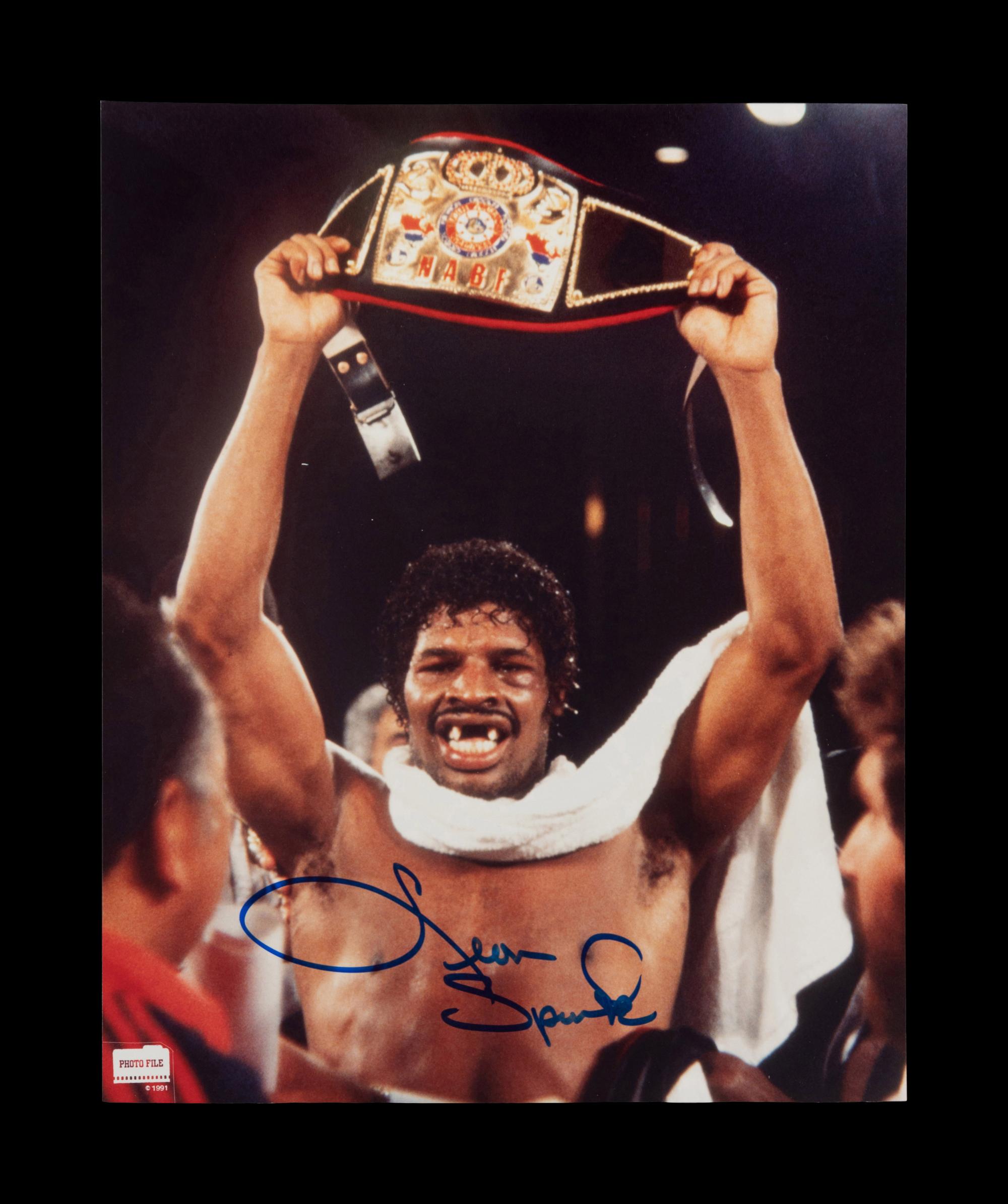 A Group of 10 Heavyweight Boxing Champion Signed Photos,