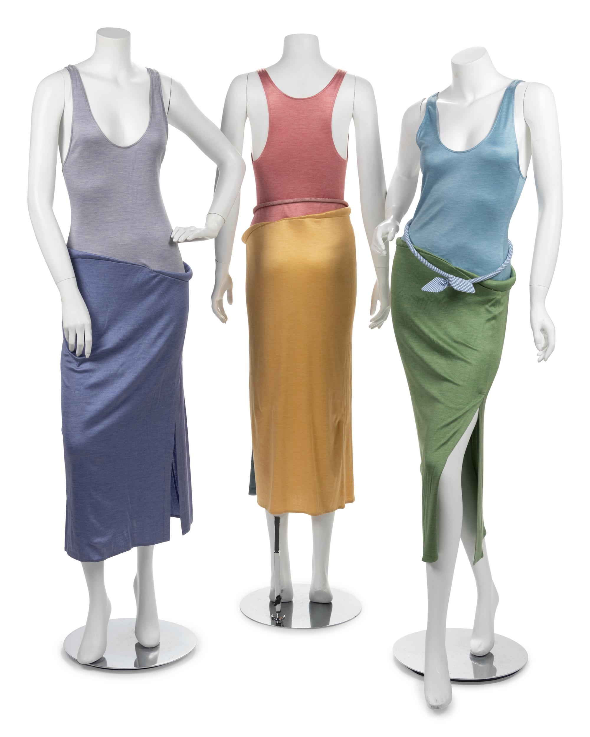 Three Geoffrey Beene Dresses, Spring 1999