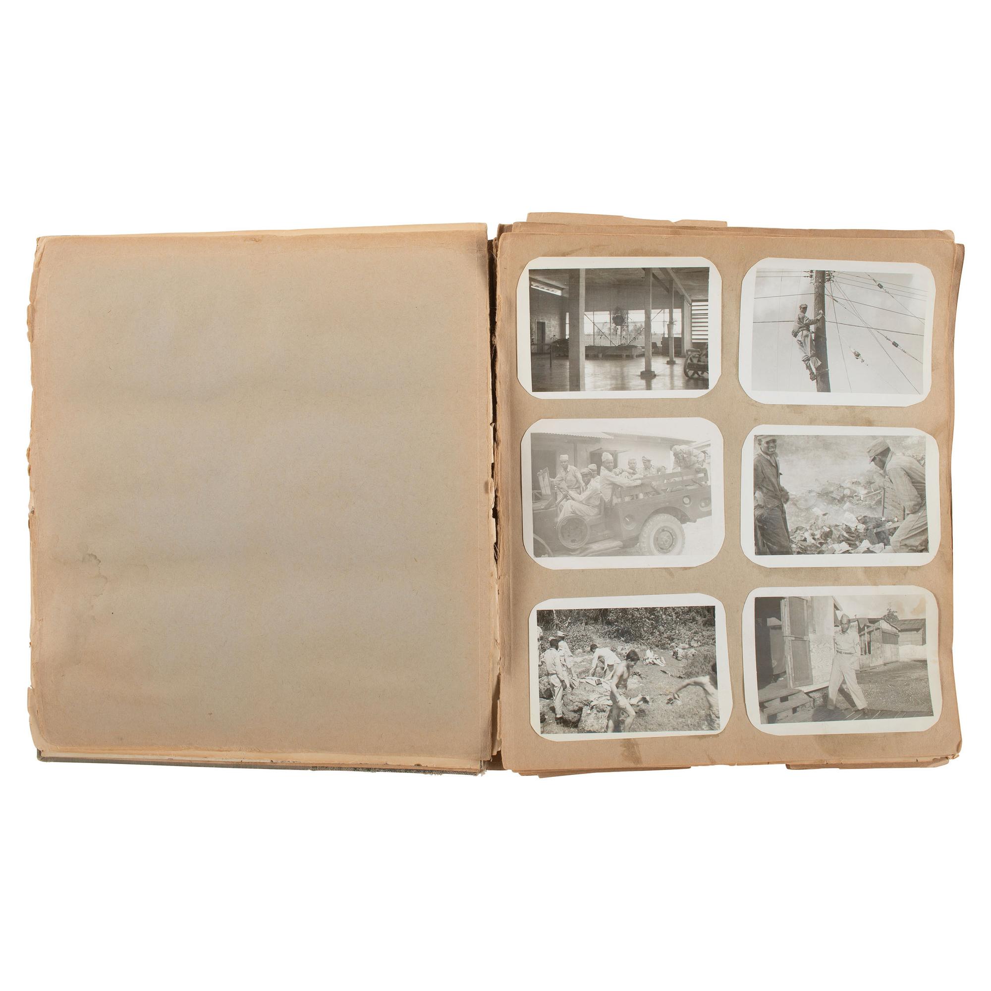 [African Americana] [Korean & Vietnam War] Saucier, Jr., John B. Dog Tags and Photo Album of an African American USAF Sgt