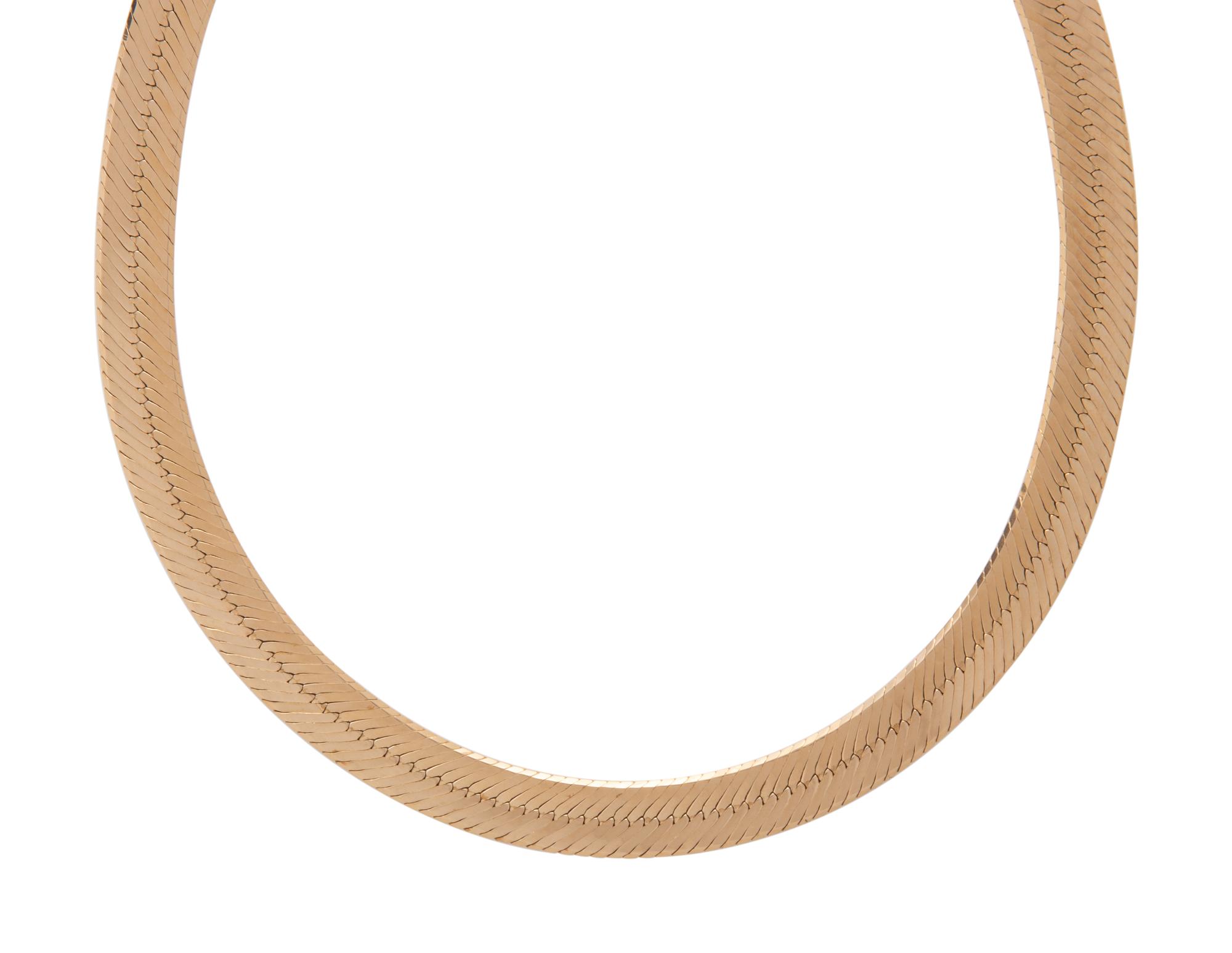 YELLOW GOLD NECKLACE