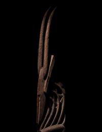 A Bamana Wood Antelope (Chiwara)