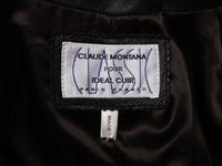 Claude Montana Leather Trench Coat