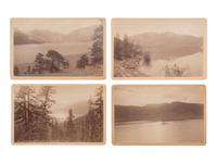 [WESTERN AMERICANA]. JACKSON, William H., photog. 8 boudoir cards of "Rocky Mountain Scenery."
