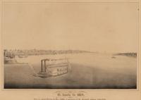 [St. Louis]. Catlin, George (1796-1872), after. St. Louis in 1832. [St. Louis: N.p., ca. 1869].