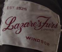 A Grosvenor Lunaraine and Ranch Brown Striped Mink Coat,