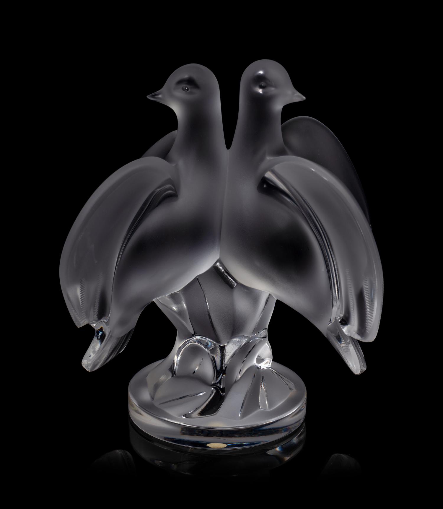 A Lalique Ariane Figural Group