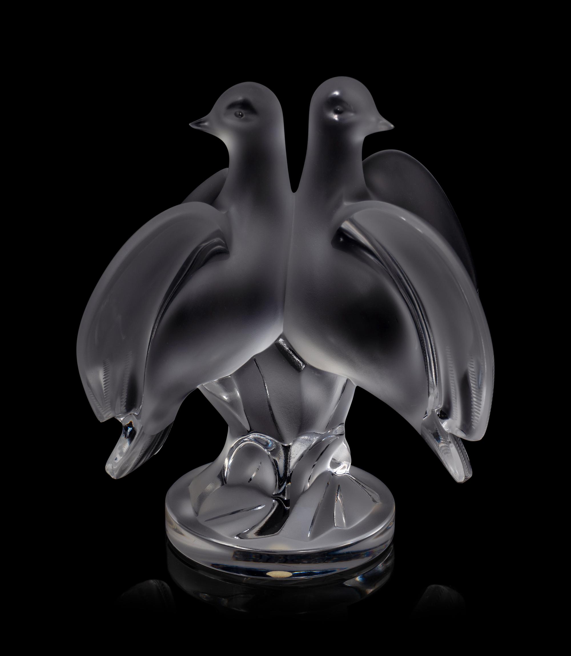A Lalique Ariane Figural Group