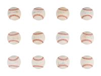 A Group of 12 500 Home Run Club Single Signed Autograph Baseballs (Beckett Authentication Services Certified),