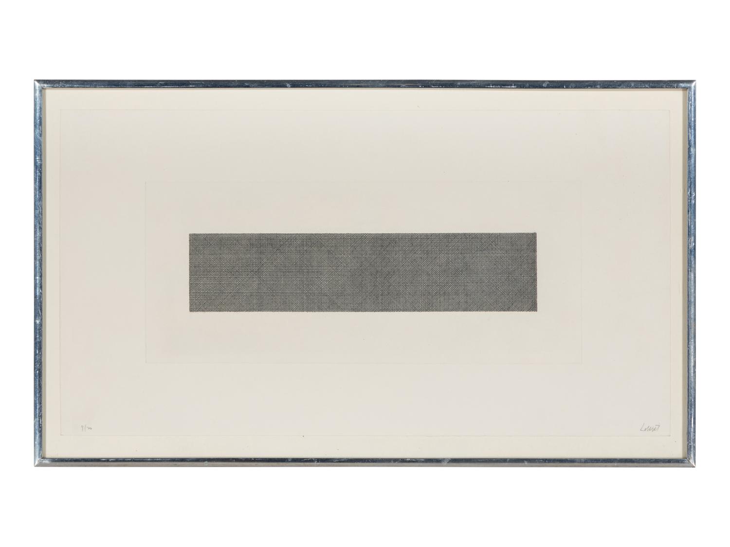 Lines in Four Directions, Superimposed (Horizontal) , 1971