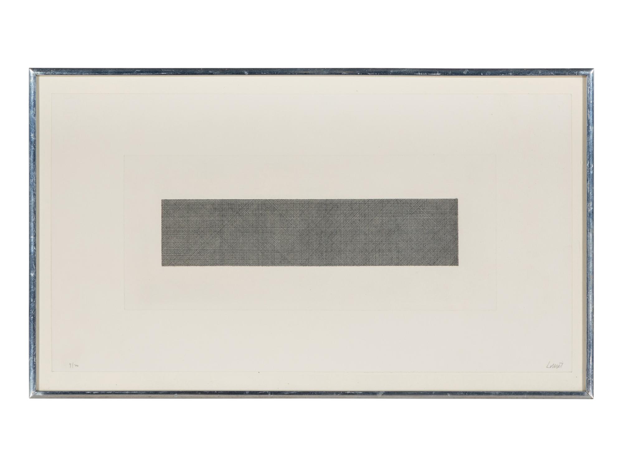 Lines in Four Directions, Superimposed (Horizontal) , 1971