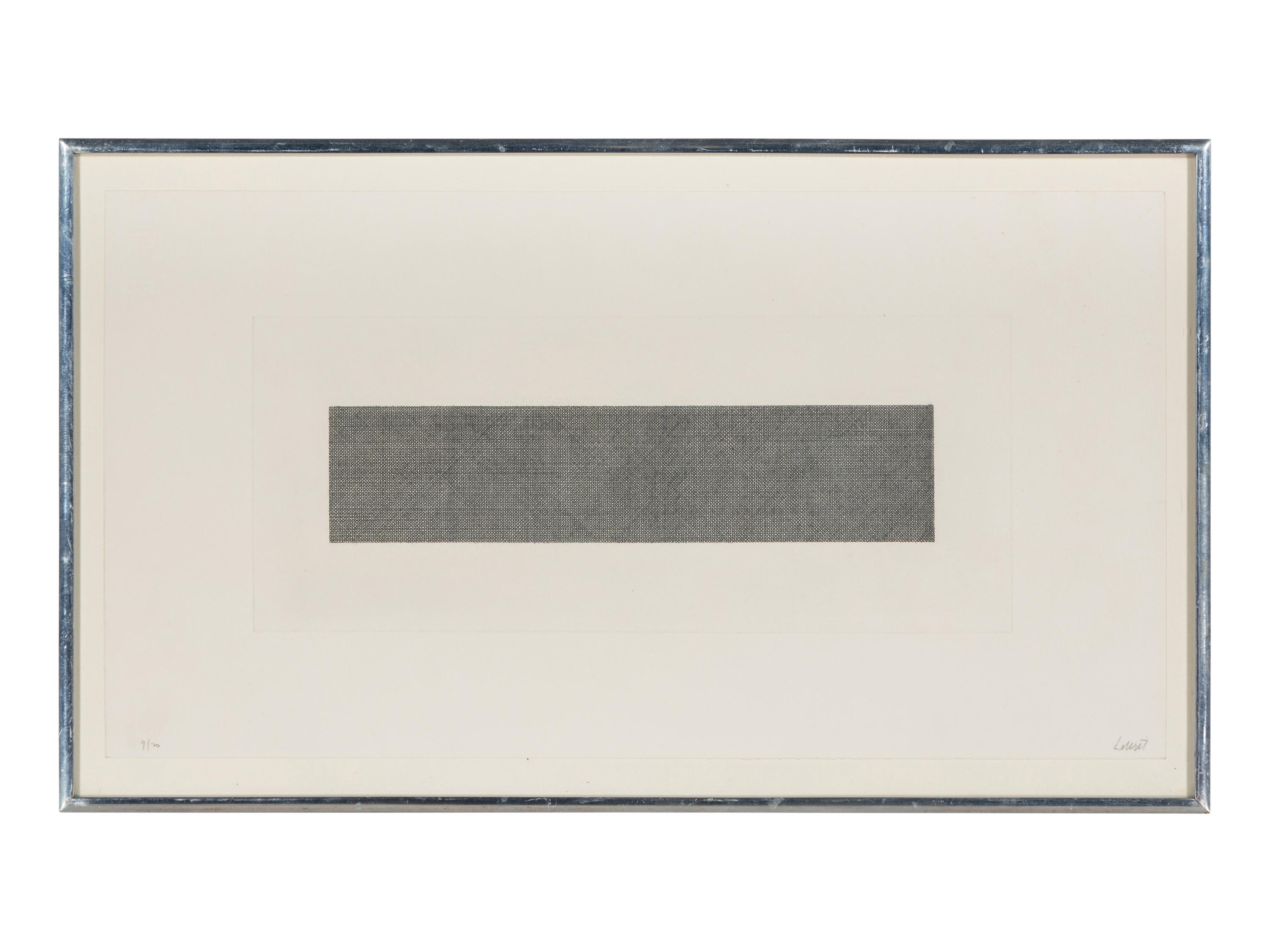 Lines in Four Directions, Superimposed (Horizontal) , 1971