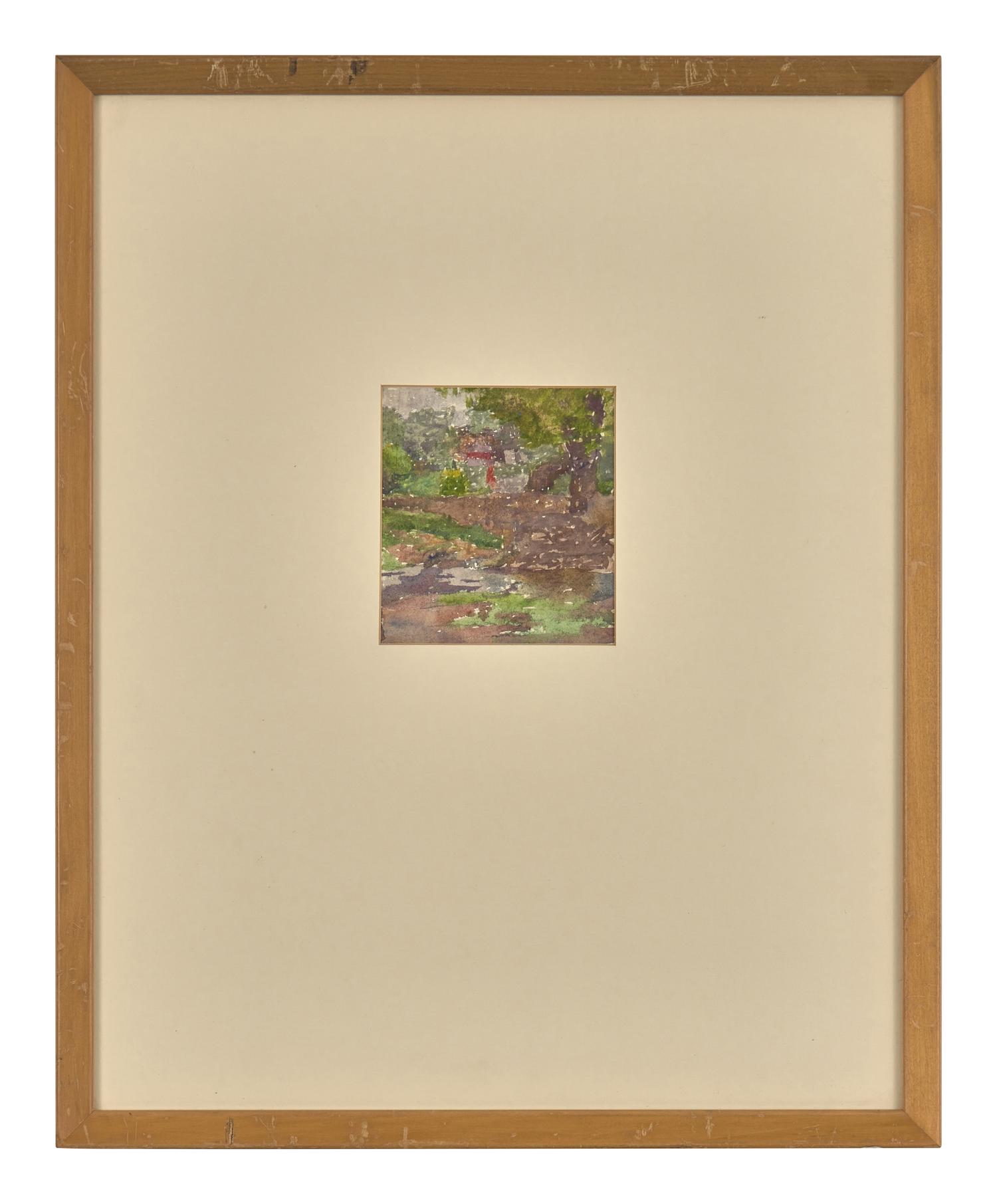 The Stream; with House in the Woods (A Double-Sided Work)