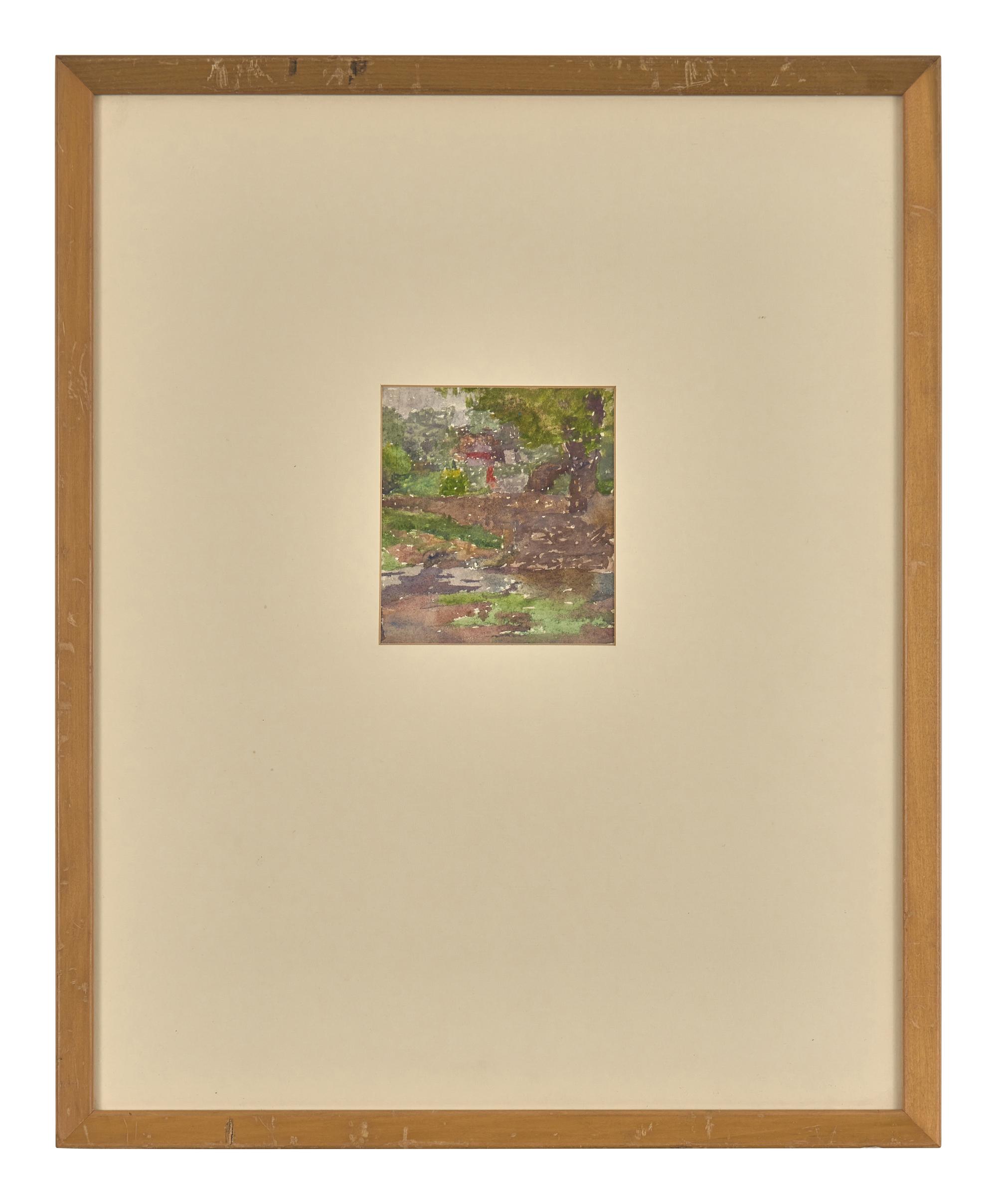 The Stream; with House in the Woods (A Double-Sided Work)