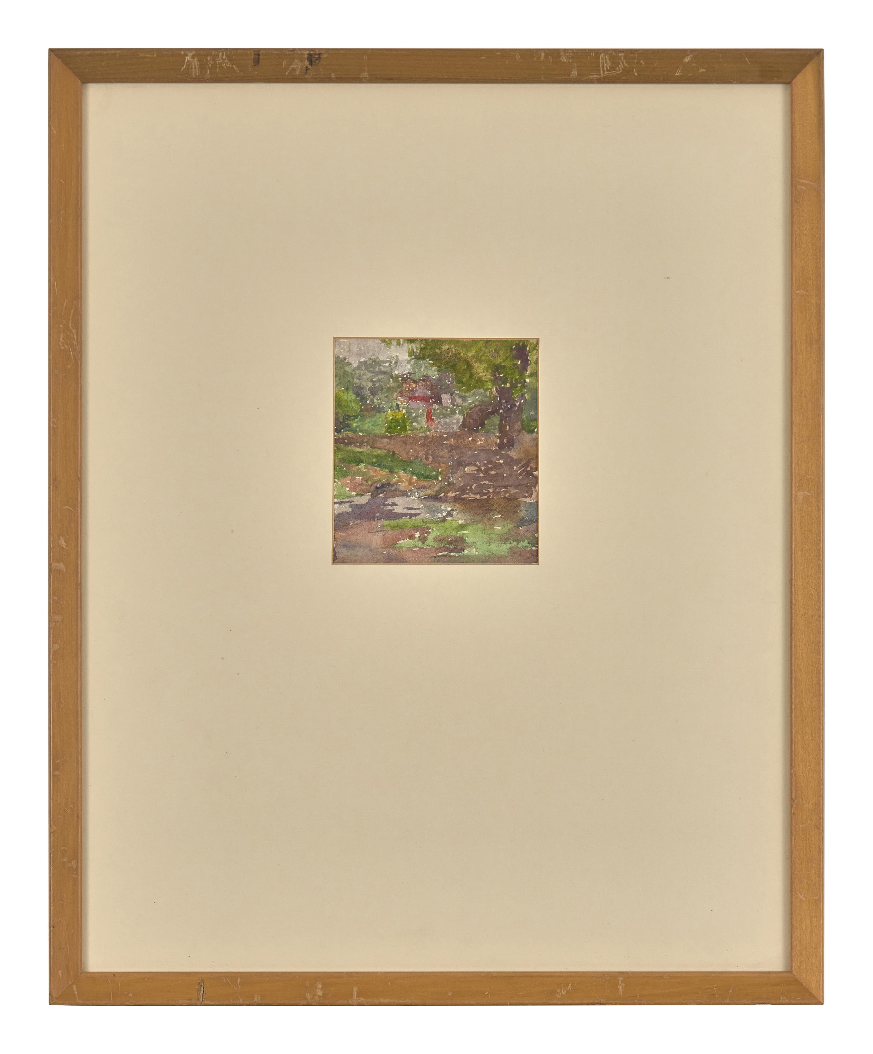 The Stream; with House in the Woods (A Double-Sided Work)