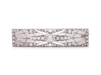 EDWARDIAN, DIAMOND BROOCH