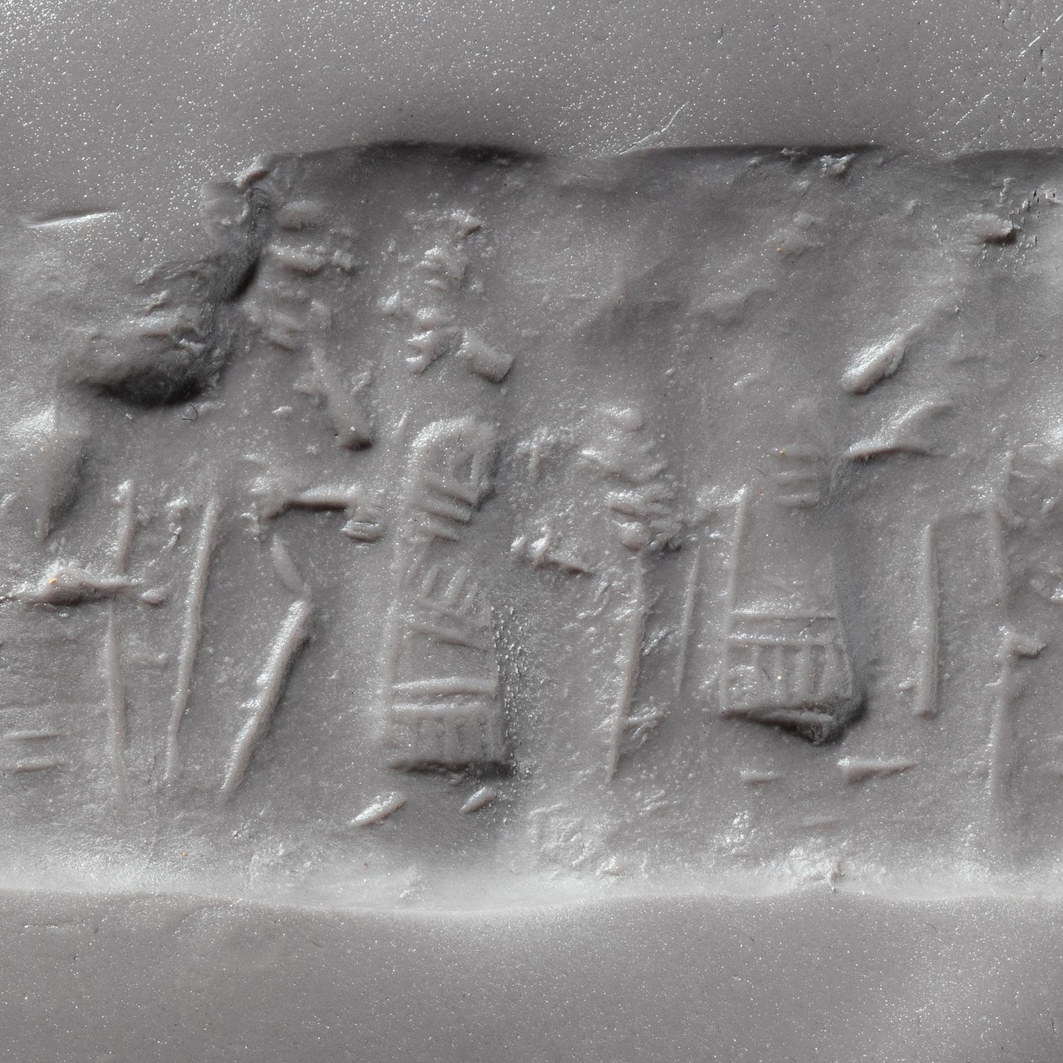 Nine Near Eastern Stone Cylinder Seals