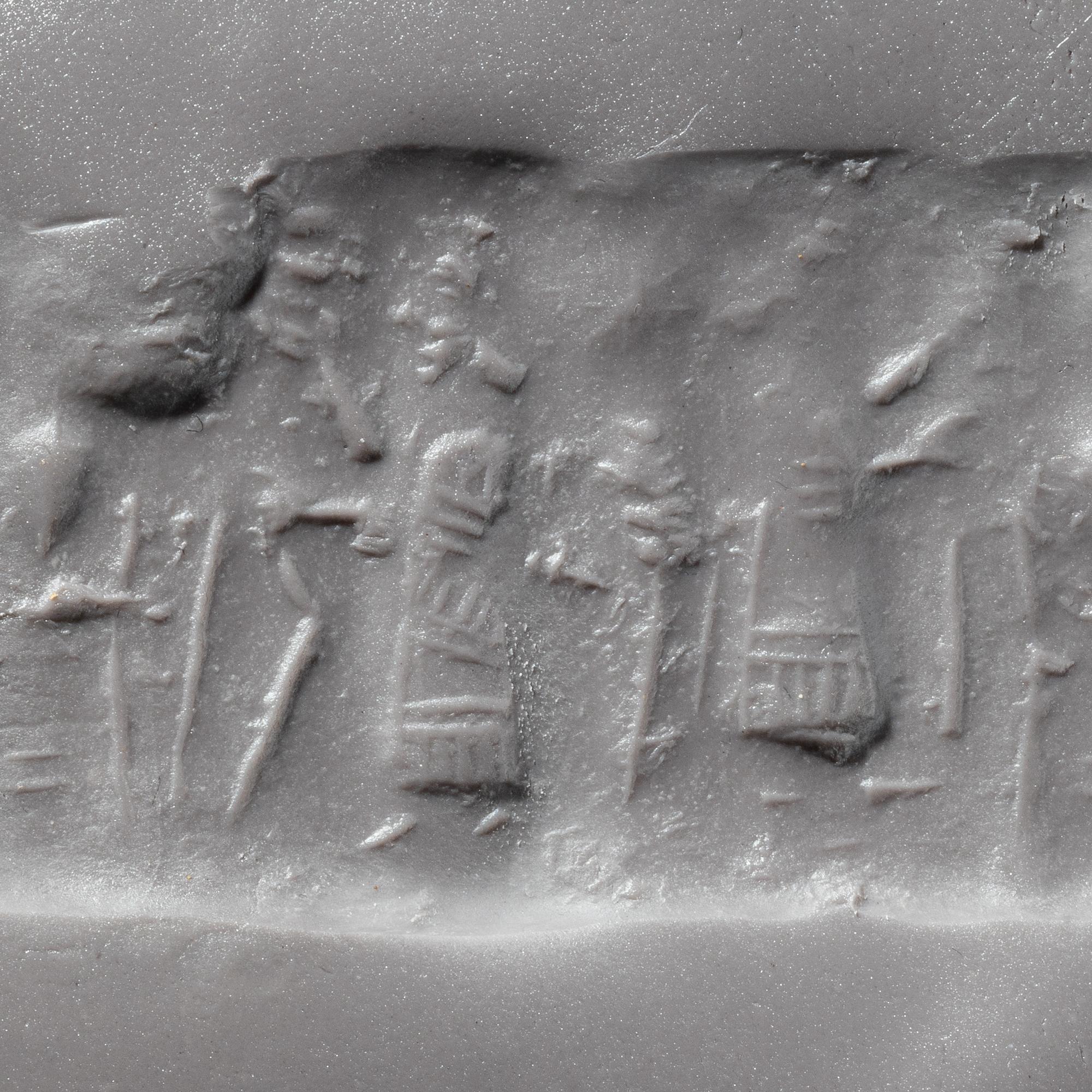 Nine Near Eastern Stone Cylinder Seals