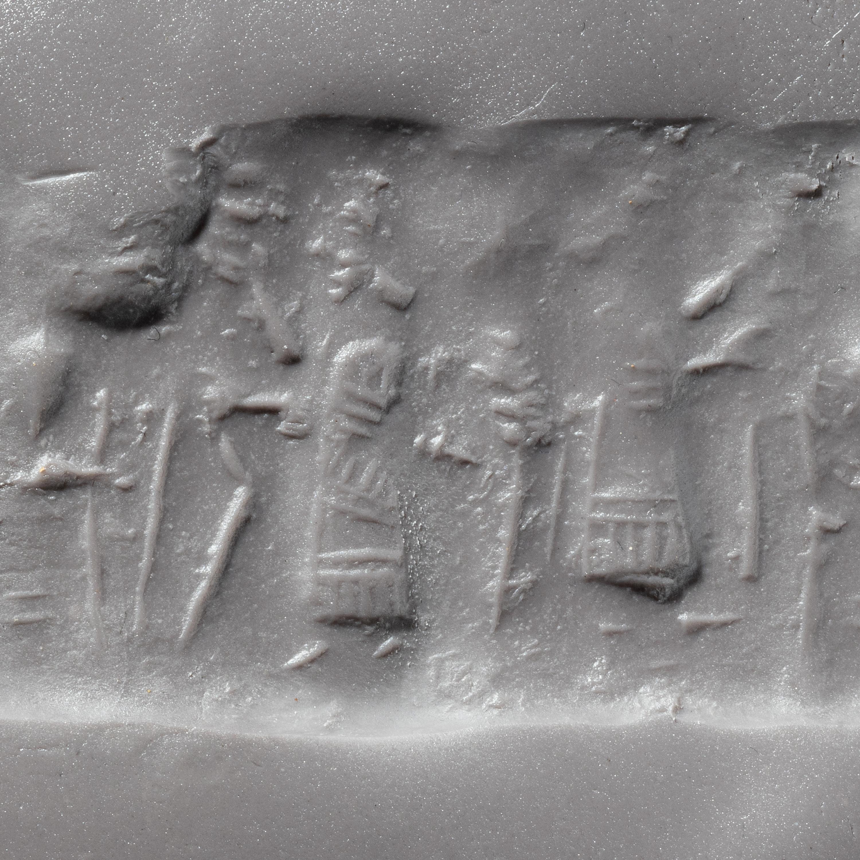 Nine Near Eastern Stone Cylinder Seals