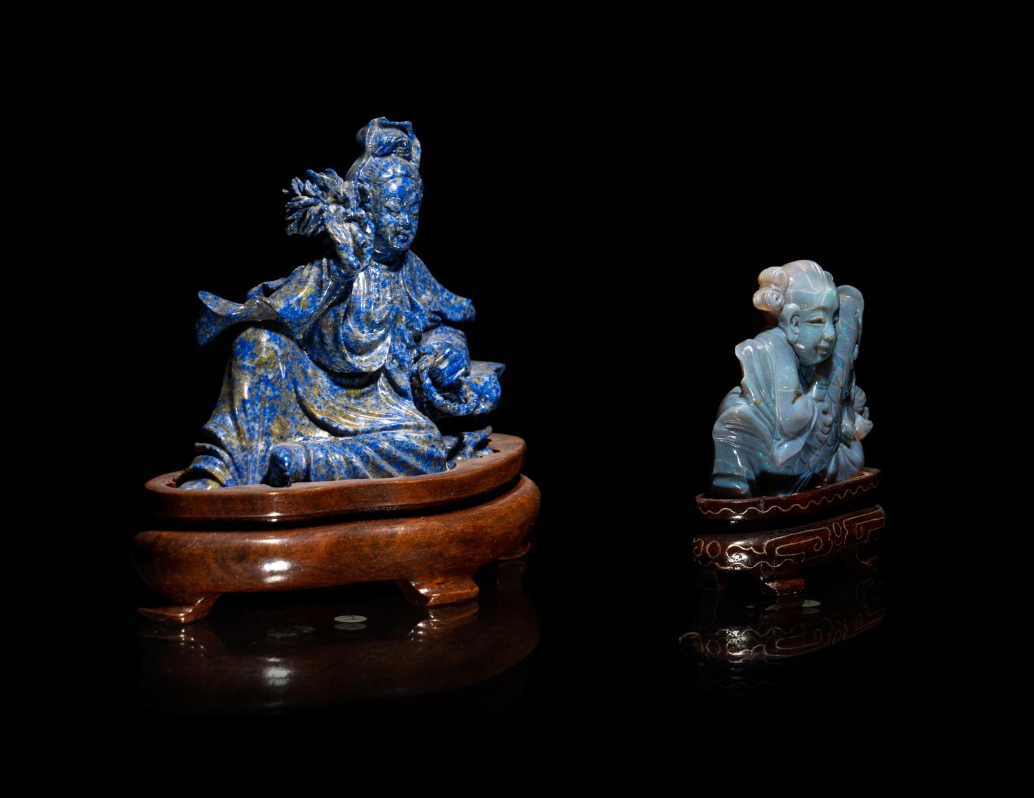 Two Chinese Hardstone Carvings