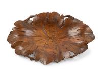 A Swiss Carved Wood Bear-Form Plant Stand