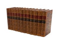 ENGLISH HISTORY, , Strickland, Agnes, Lives of the Queens of England, Volumes 1-12, Henry Colburn, London, 1844; three-quarter calf, marbled boards, black and red labels, raised bands.
