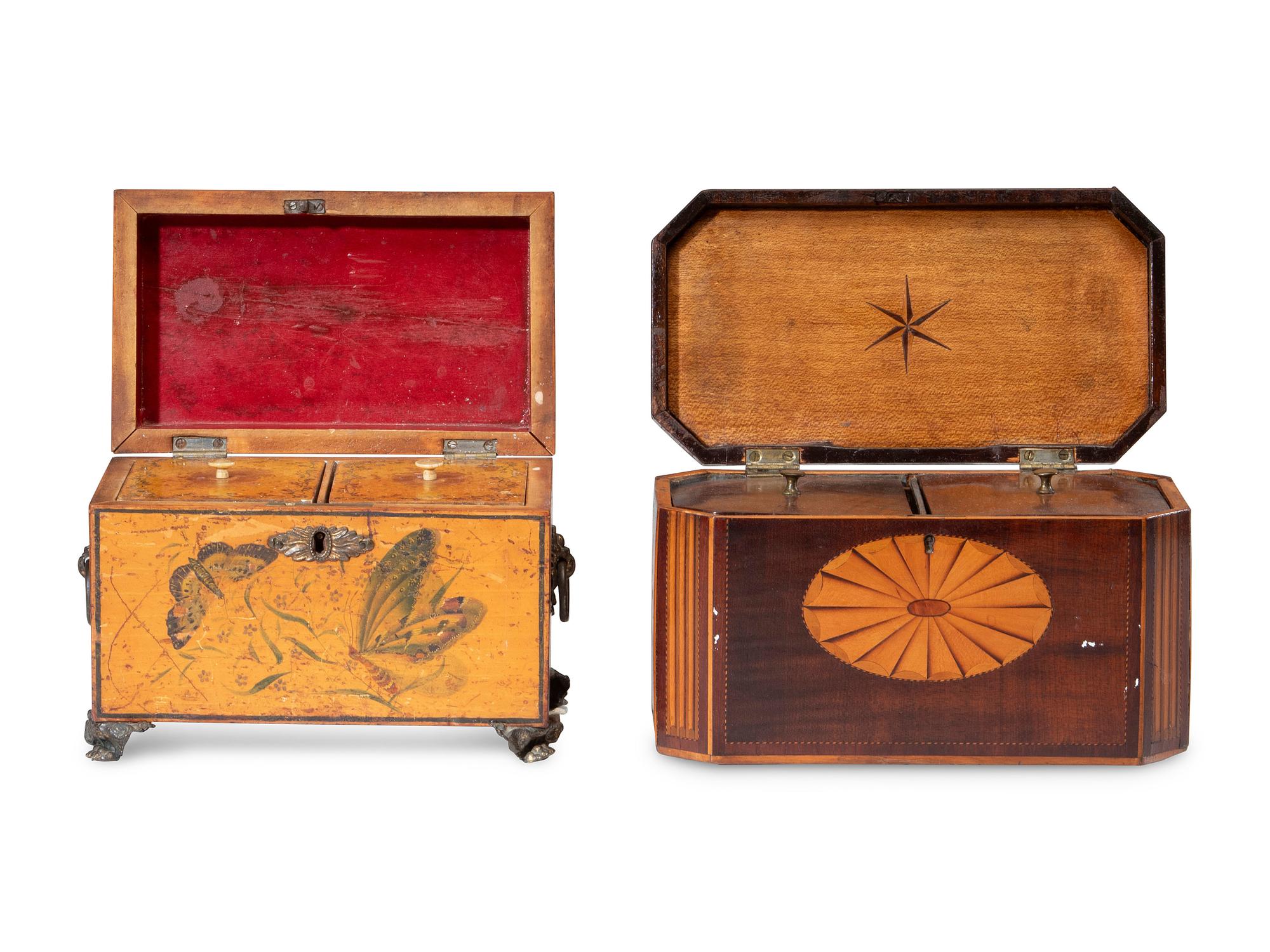 Two English Tea Caddies