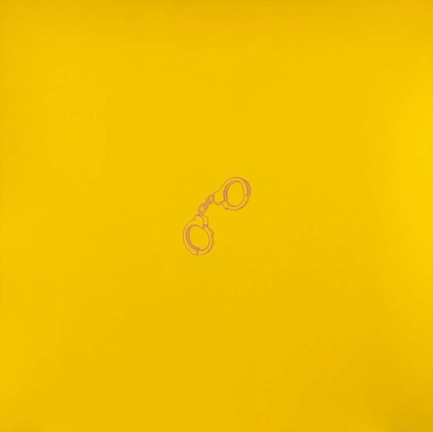Michael Craig-Martin (Irish, b. 1941) - Untitled (Handcuffs / Yellow)