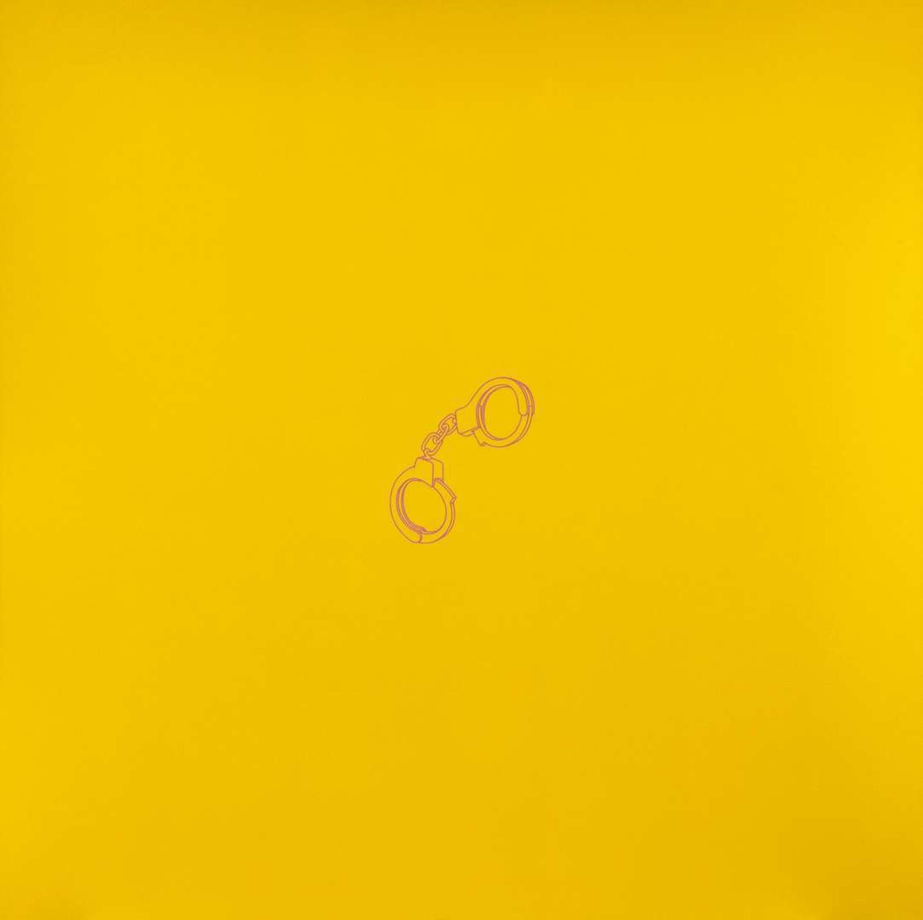 Michael Craig-Martin (Irish, b. 1941) - Untitled (Handcuffs / Yellow)