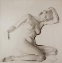 A. Sacorloff, (20th century), Reclining Nude, 1935