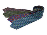 Four Salvatore Ferragamo Silk Ties,
