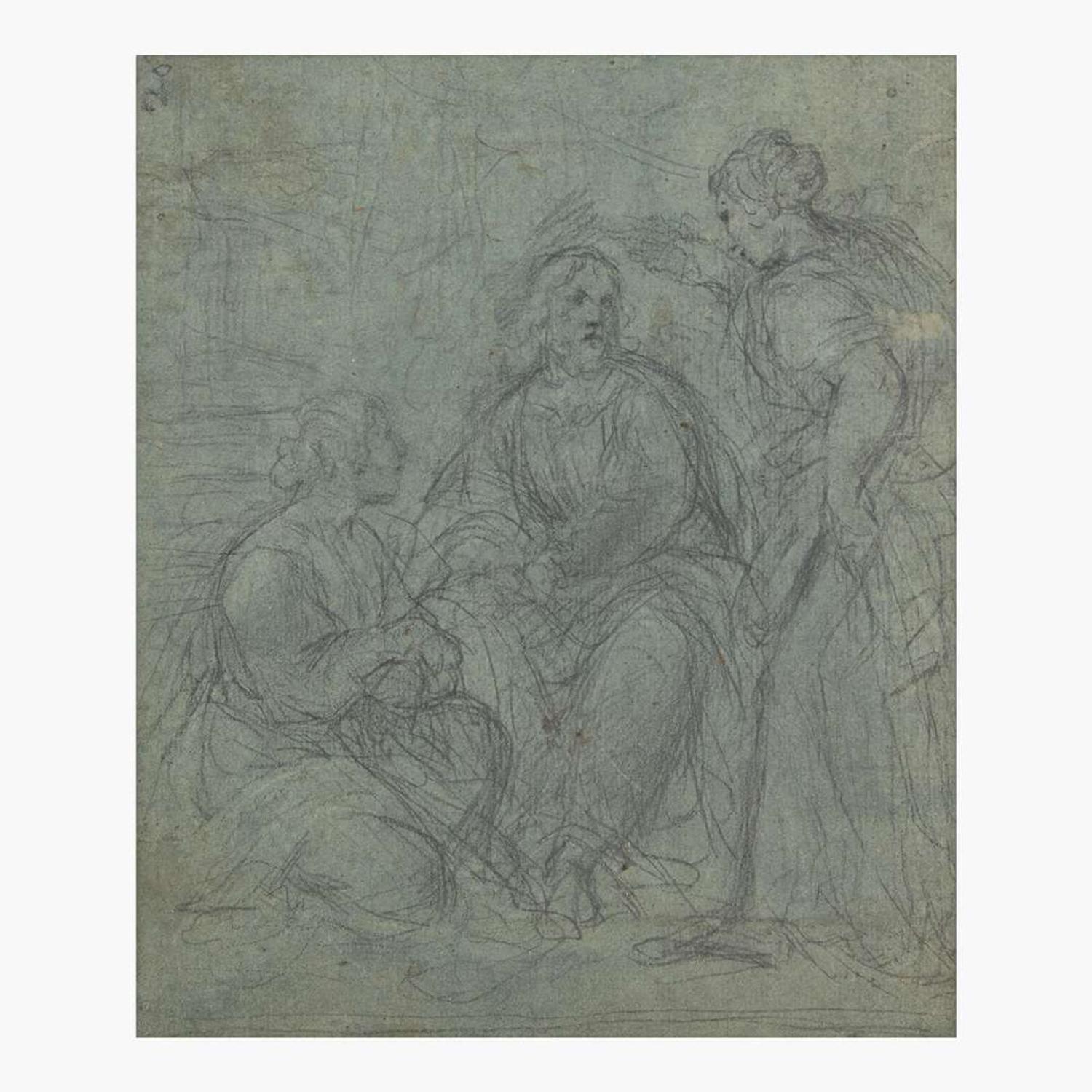 Circle of Ciro Ferri (Italian, 1634–1689) Jesus at the Home of Martha and Mary