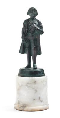 A Patinated Bronze Figure of Napoleon Height 7 3/8 inches overall. — 19TH/20TH CENTURY