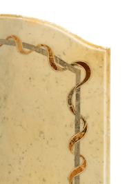 An Italian Patinated Bronze and Marble Dining Table