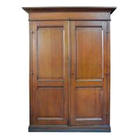 A Pine Two-Door Cabinet 57.5 "W x 21" D x 79" H — Italy, 19th Century