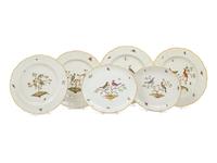 A Set of Ludwigsburg Porcelain Plates