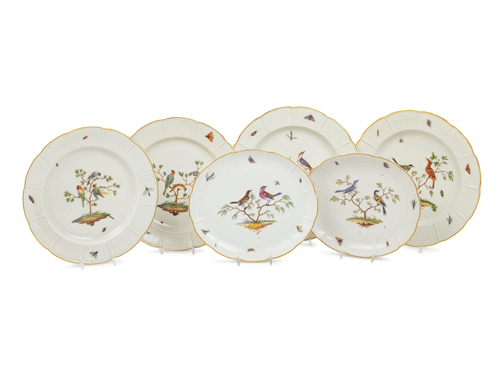 A Set of Ludwigsburg Porcelain Plates