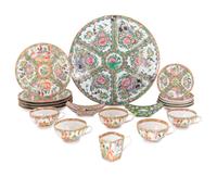 A Collection of Chinese Export Famille Rose Porcelain Articles