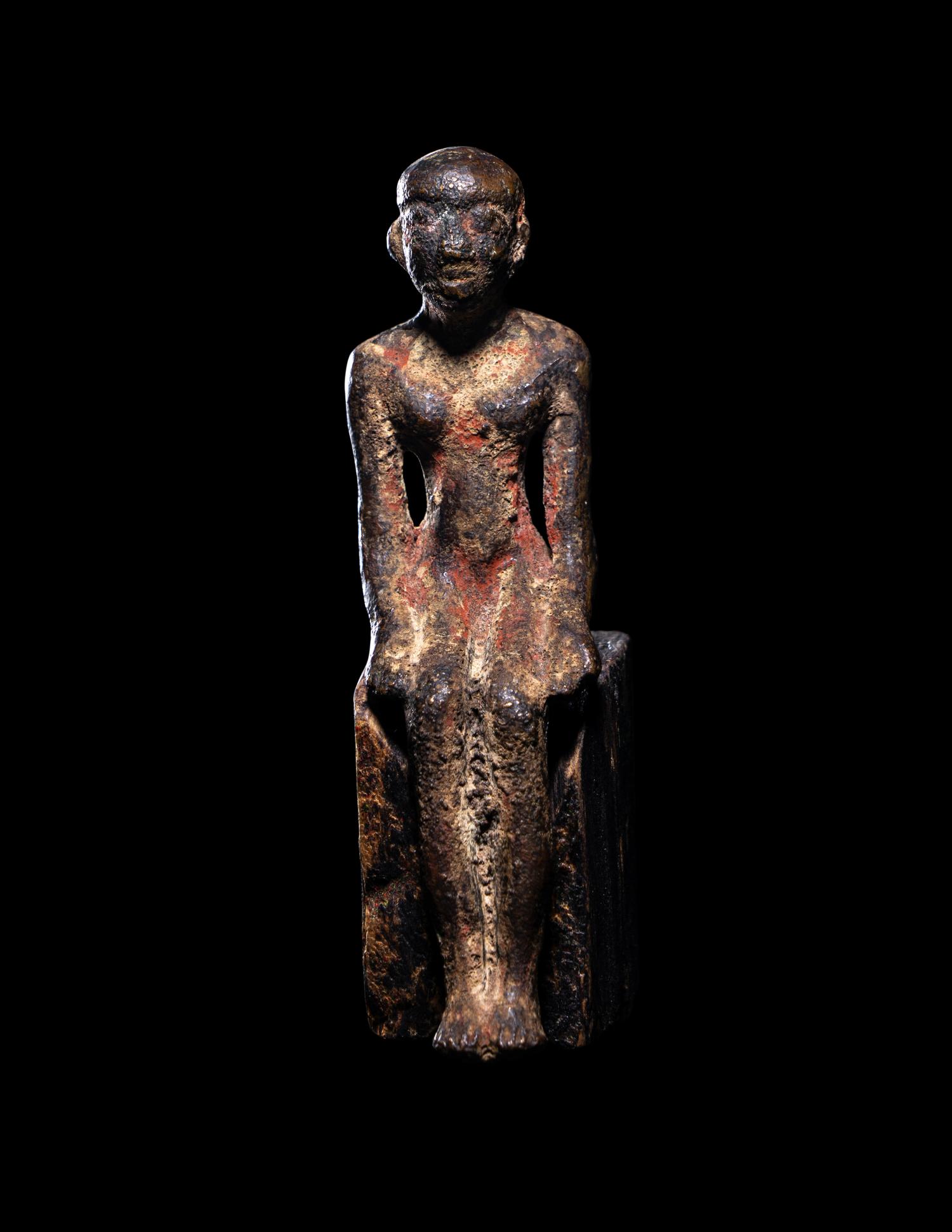 An Egyptian Bronze Imhotep