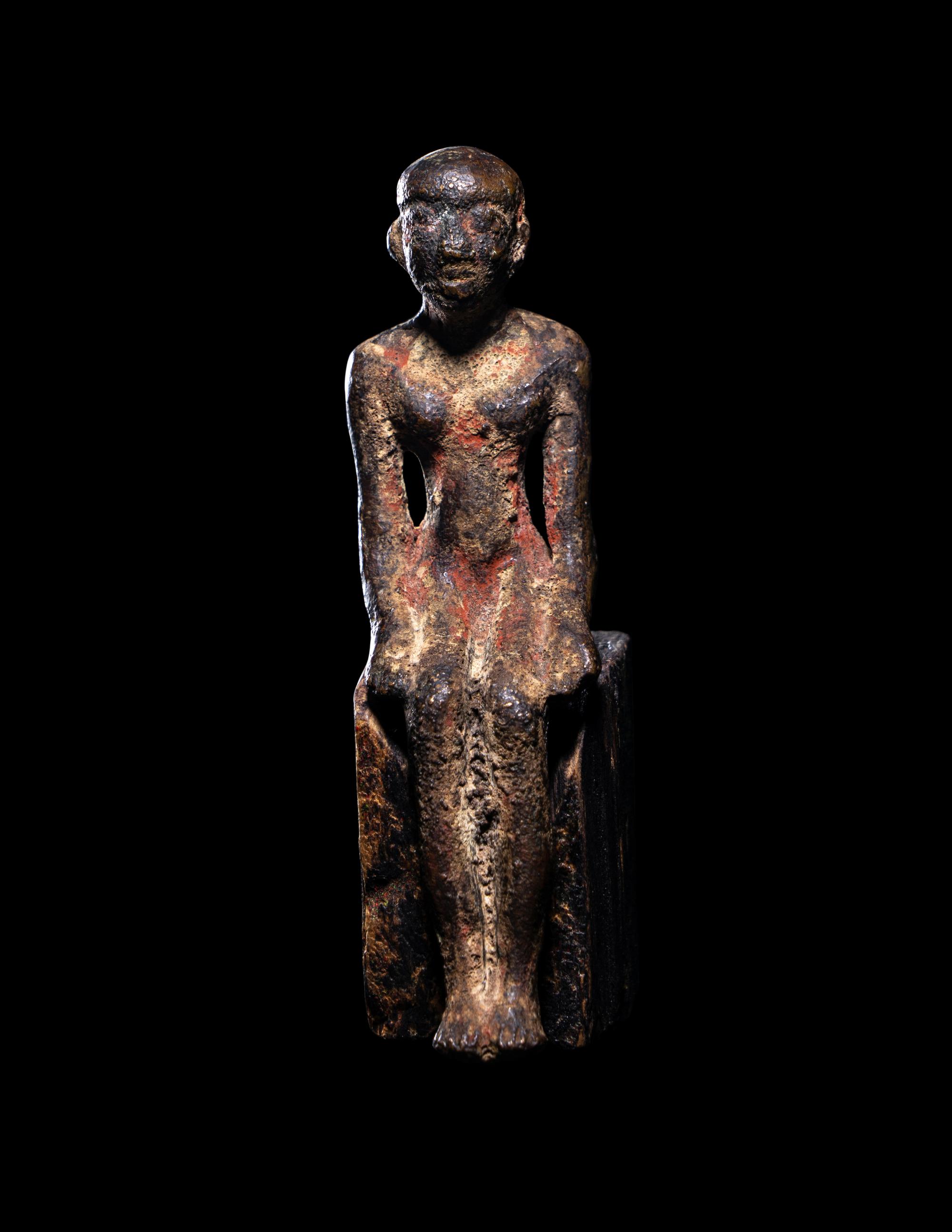 An Egyptian Bronze Imhotep