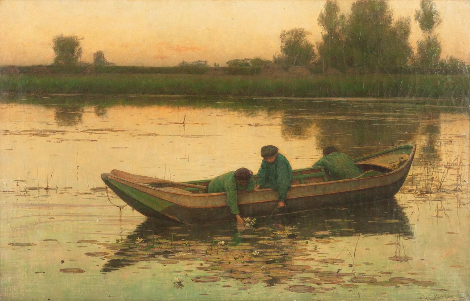 Picking Waterlilies
