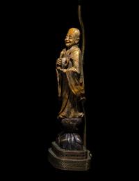 A Chinese Stone Lamp