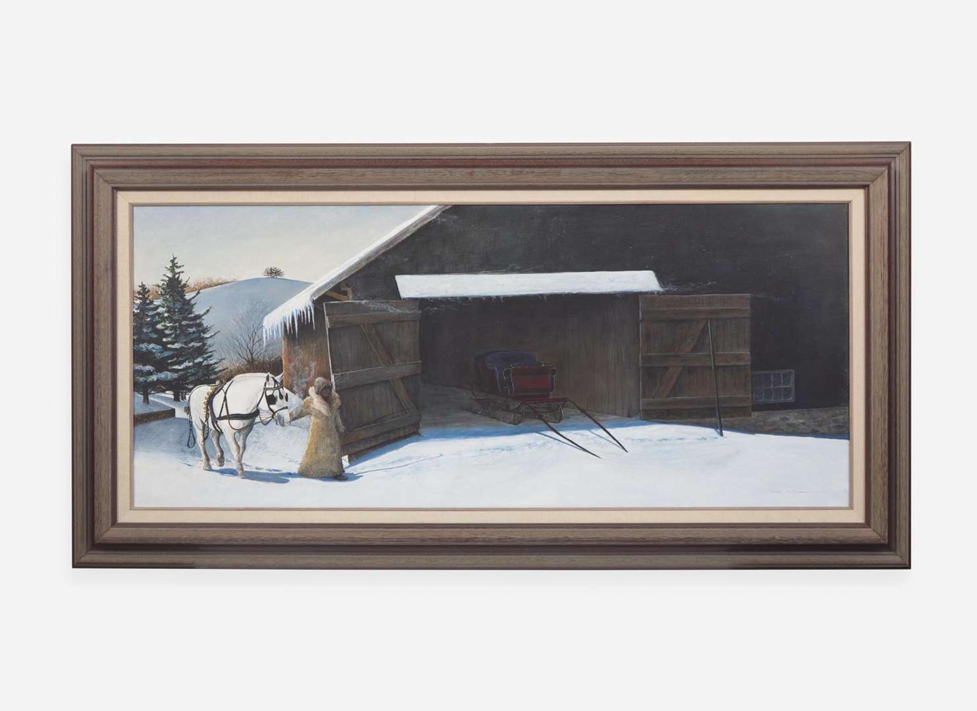 Karl J. Kuerner (American, b. 1957) - Sleigh Ride